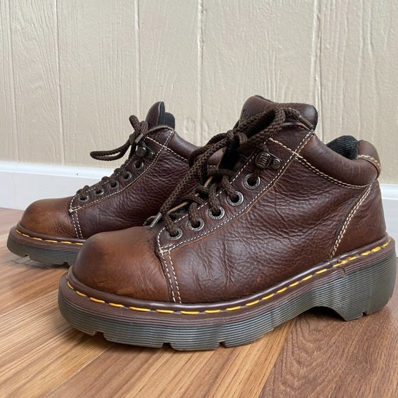 Dr. Martens Shoes - Dr. Marten's Leather Vintage Chunky 90s Y2K Shoes Boots 8542